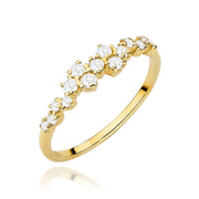 Inel Aur 14K cu Diamante Naturale 0.33 ct