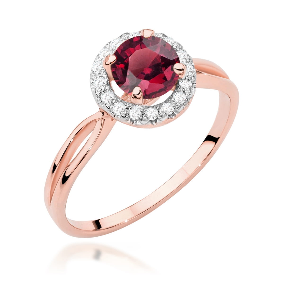 Inel Aur 14K W538 Rubin 1.20ct