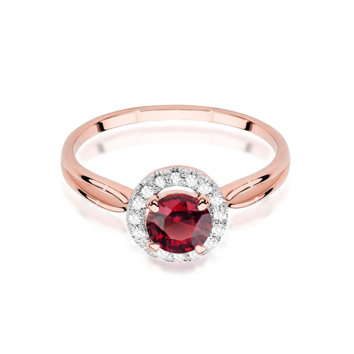 Inel Aur 14K W538 Rubin 1.20ct