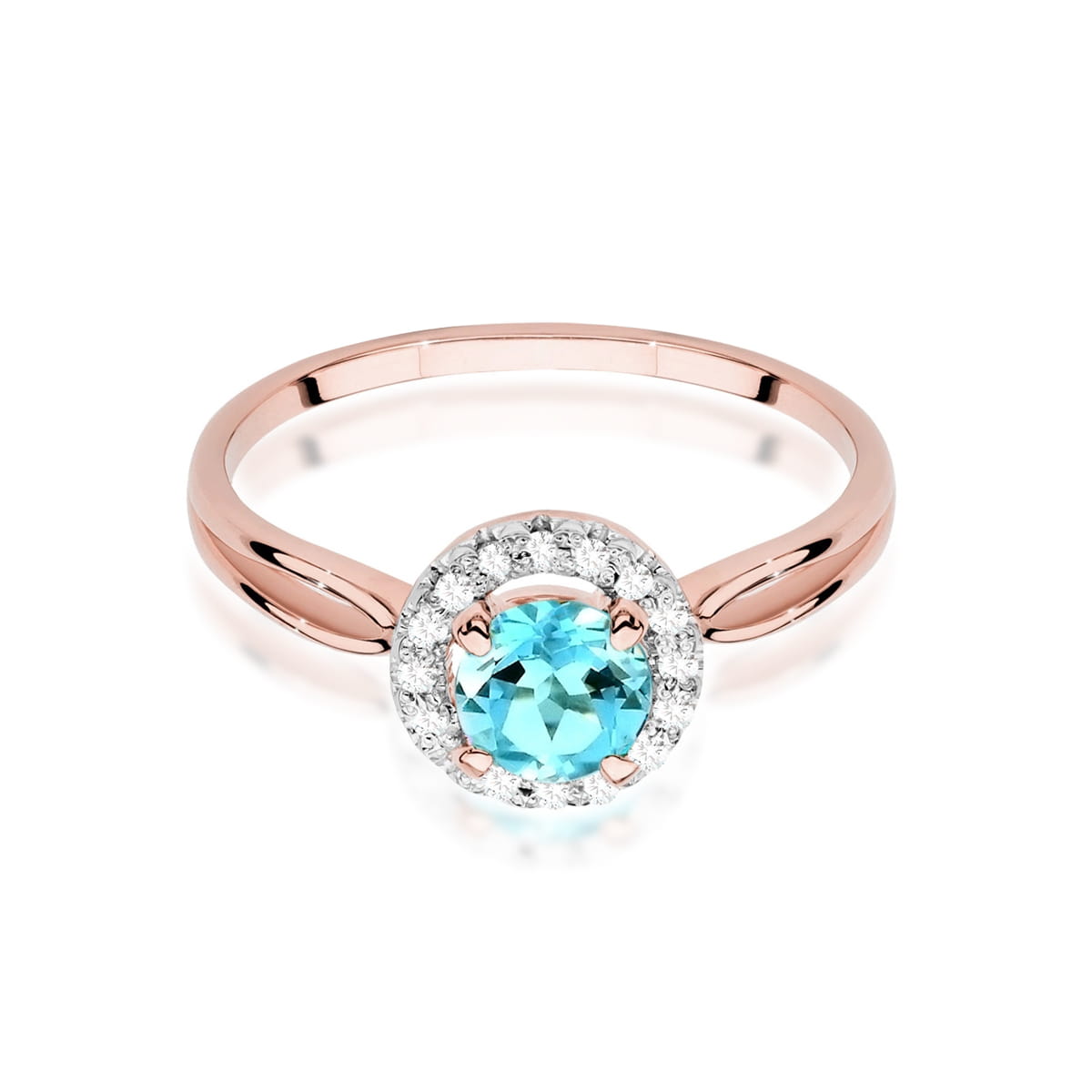 Inel Aur 14K W538 Topaz 0.80ct