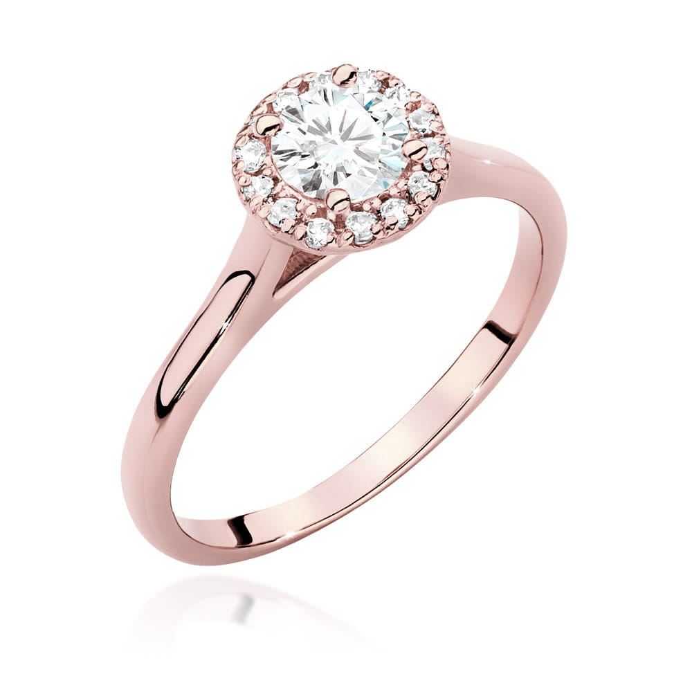 Inel Aur 14k cu Diamante de Laborator 0.62 ct