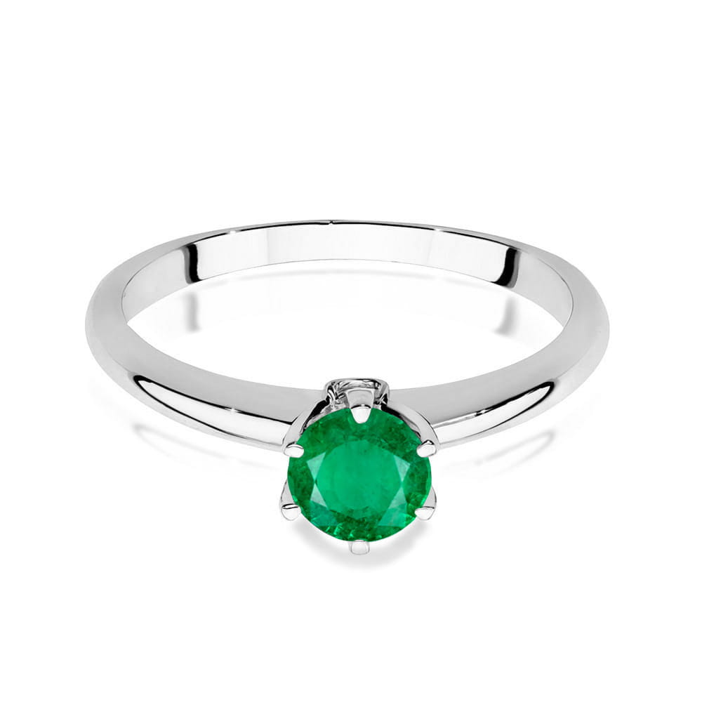 Inel Aur 14K W557 Smarald 0.50ct