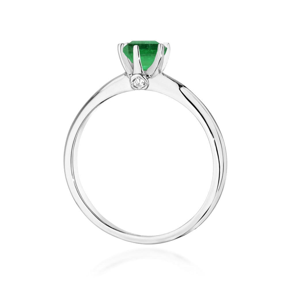 Inel Aur 14K W557 Smarald 0.50ct