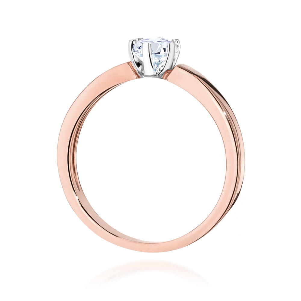 Inel Aur 14K cu Diamant 0.25 ct