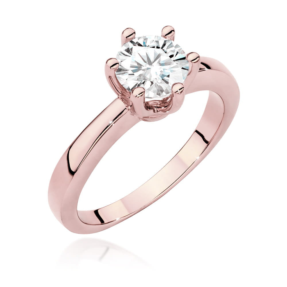 Inel Aur 14K W563 Diamant 1.00ct