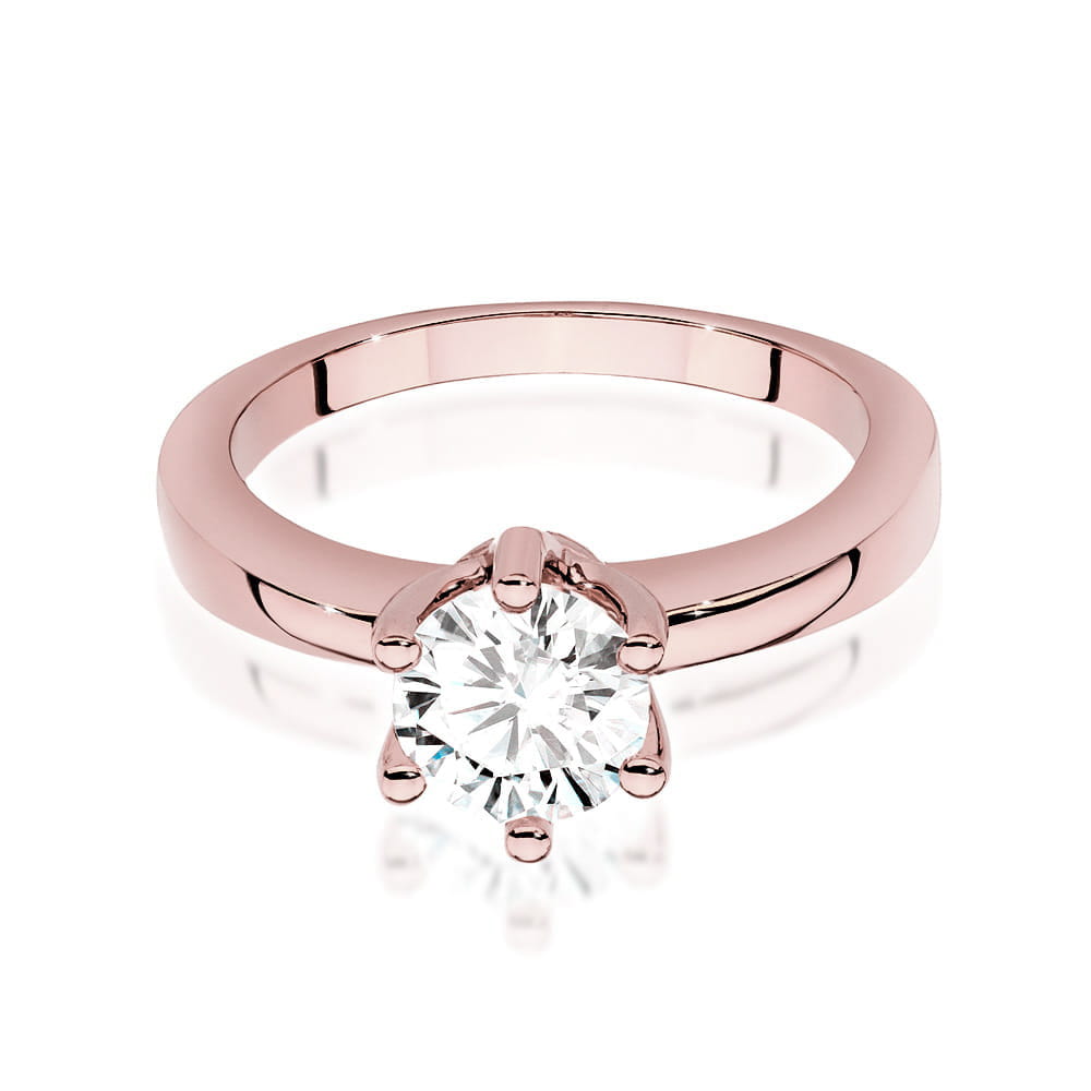 Inel Aur 14K W563 Diamant 1.00ct