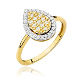 Inel Aur 14K cu Diamante 0.21 ct