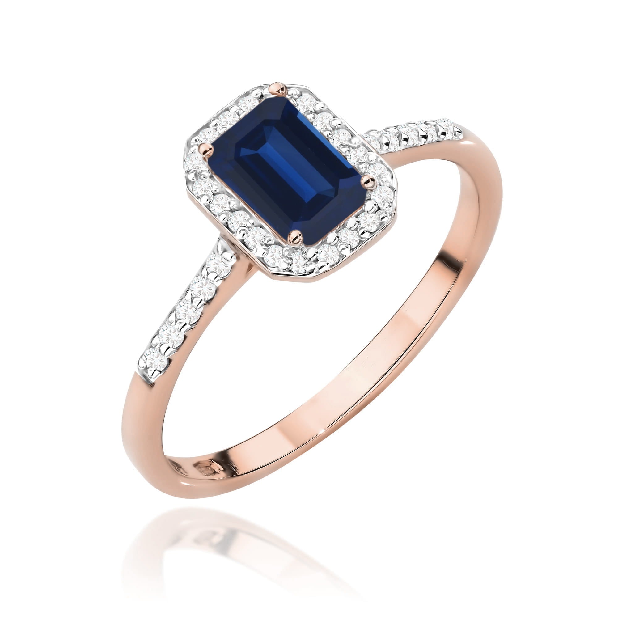 Inel Aur 14K W575 Safir 0.60ct
