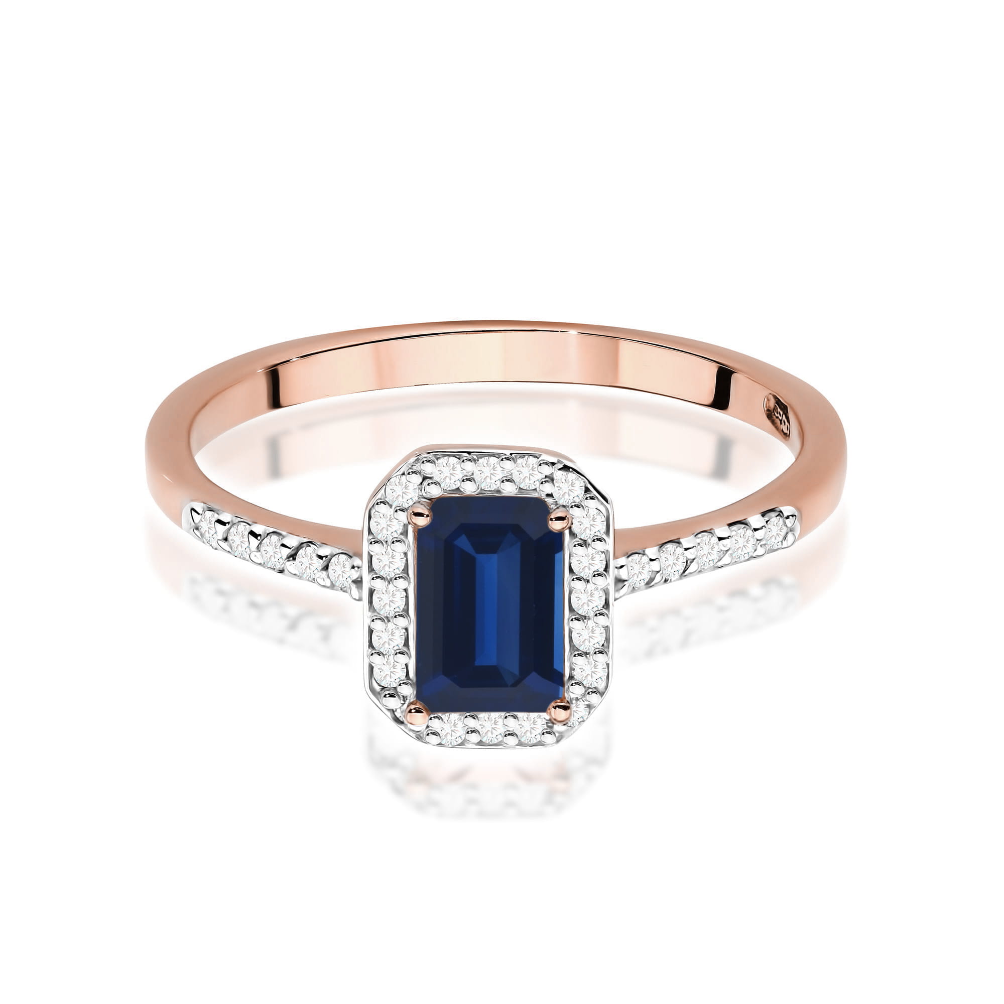 Inel Aur 14K W575 Safir 0.60ct