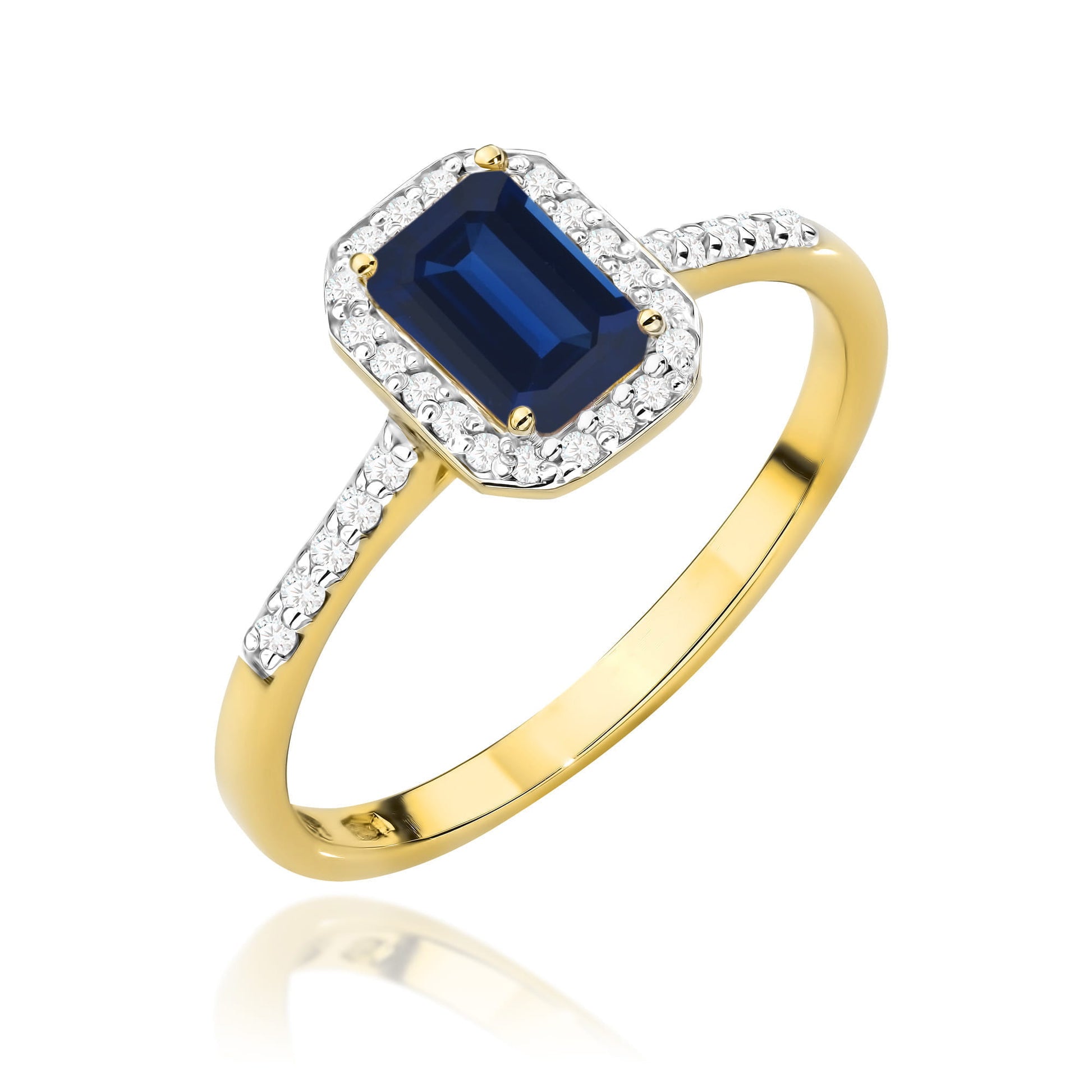 Inel Aur 14K W575 Safir 0.60ct