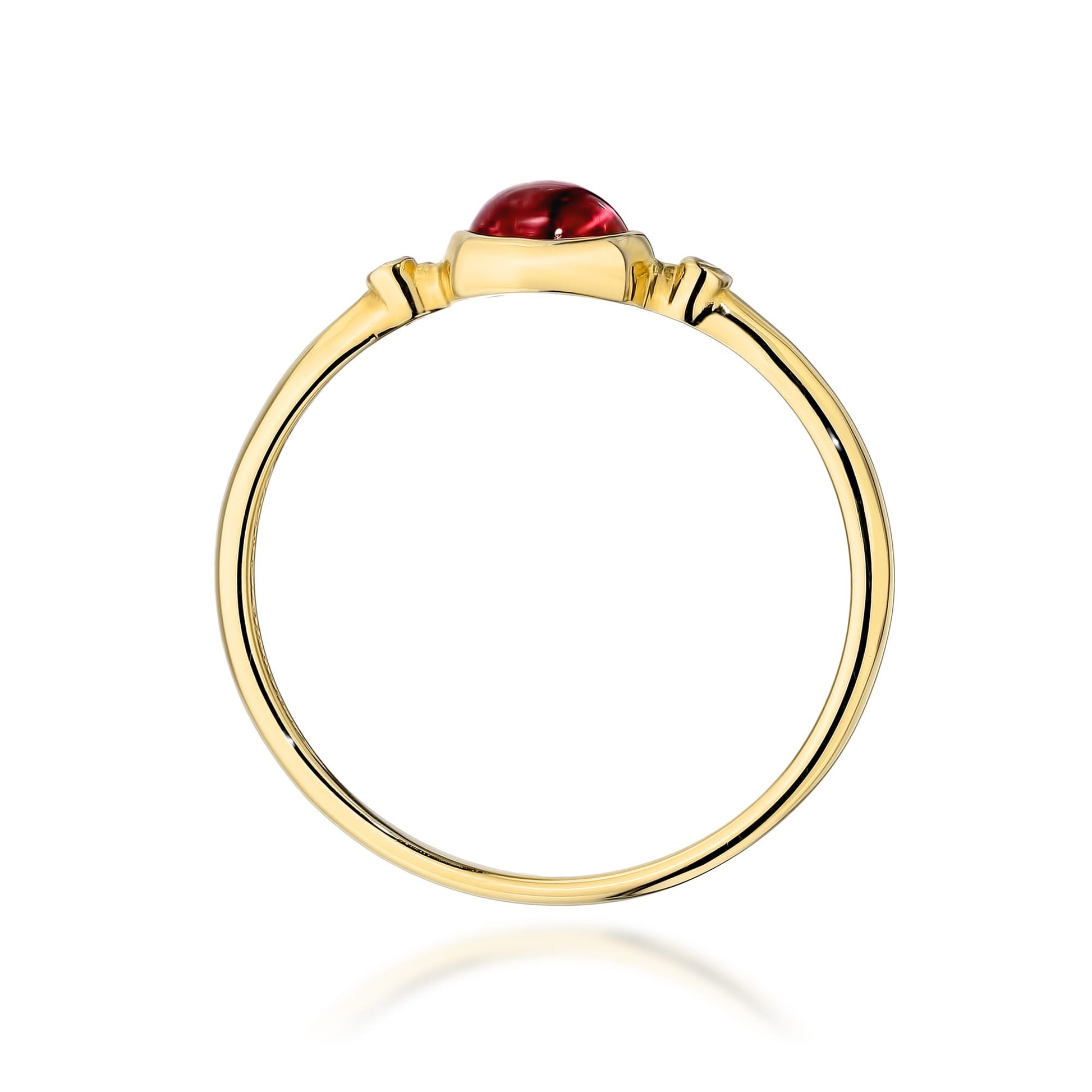 Inel Aur 14K W597 Turmalină Roz 0.60ct