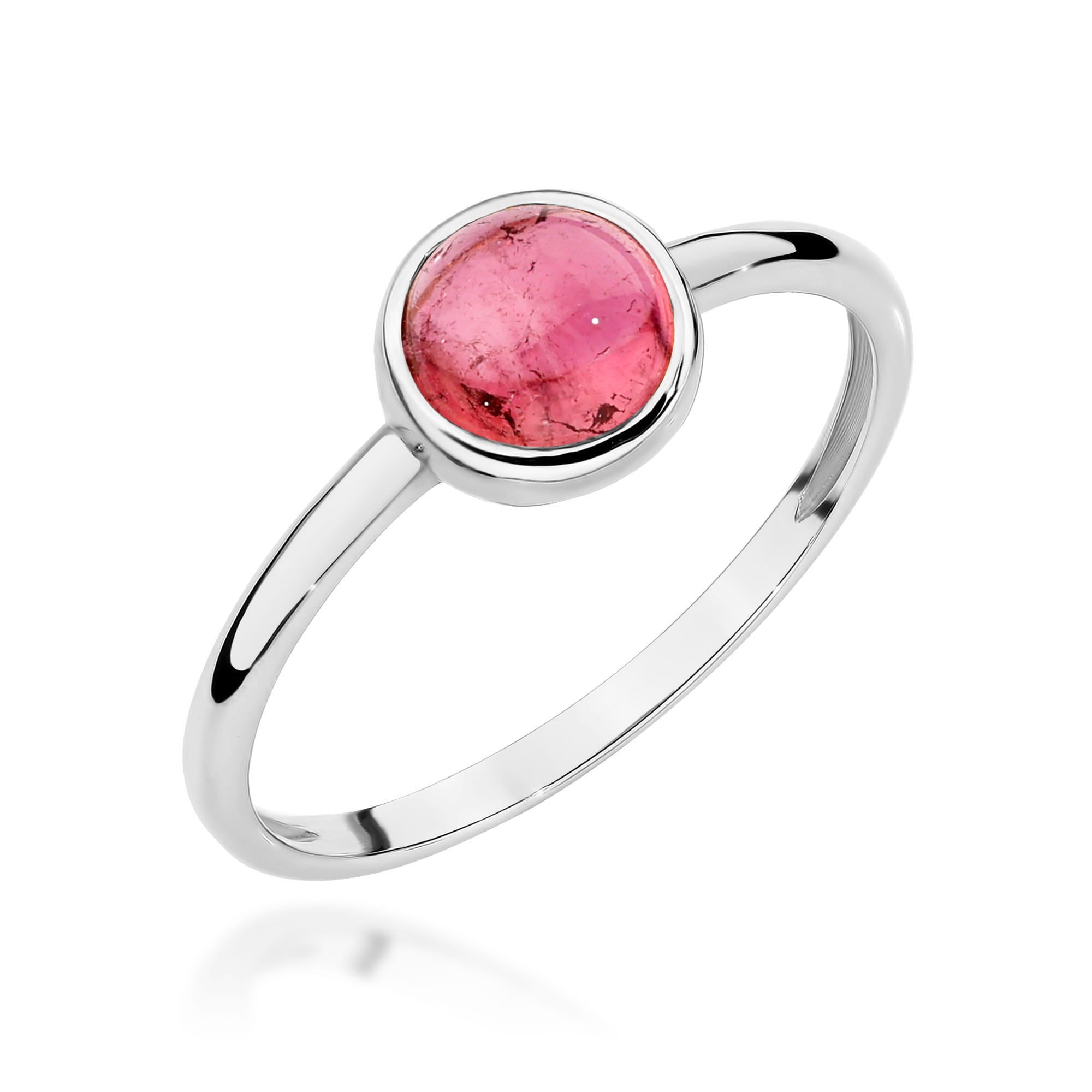Inel Aur 14K W598 Turmalină Roz 1.00ct