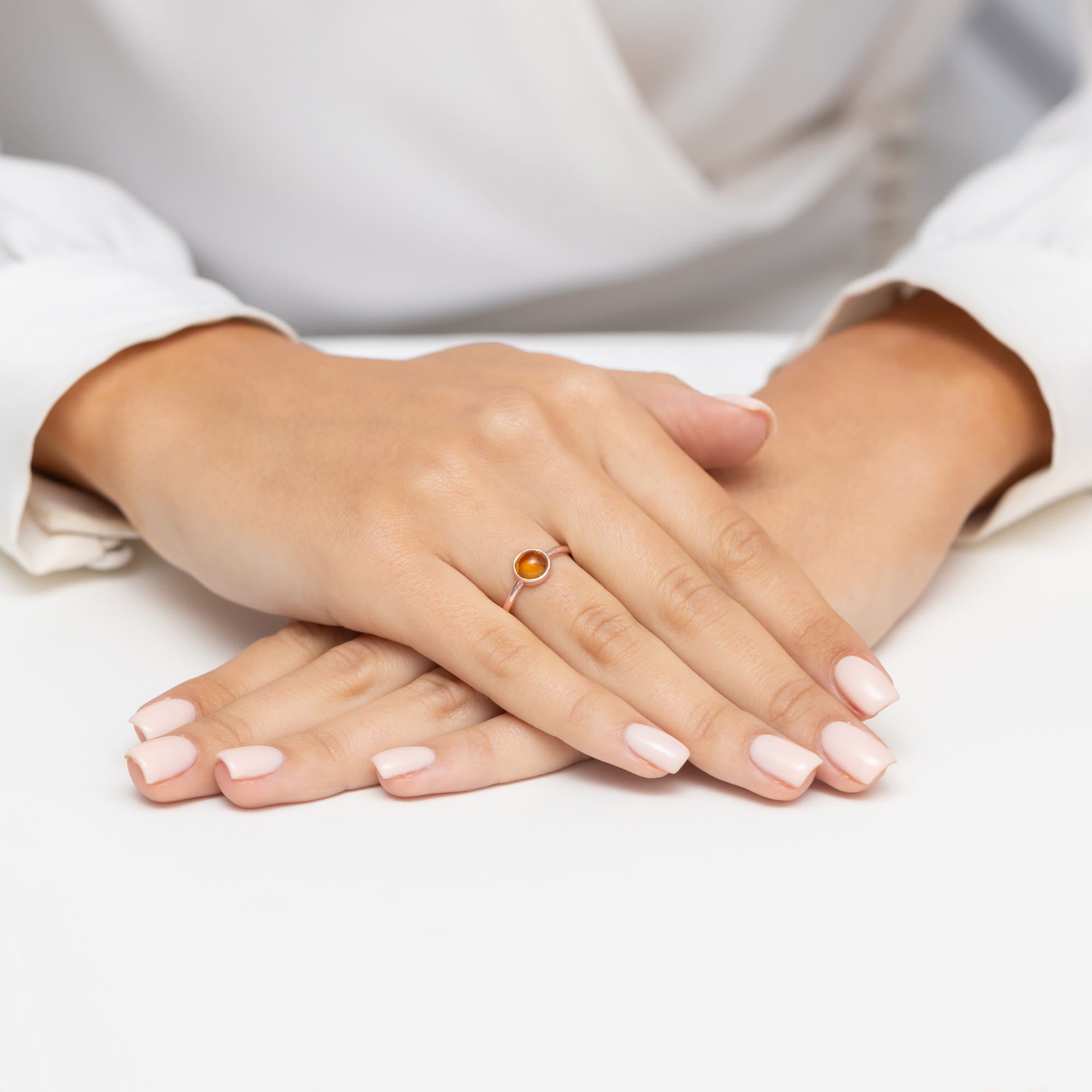 Inel Aur 14K W598 Turmalină Galbenă 1.00ct
