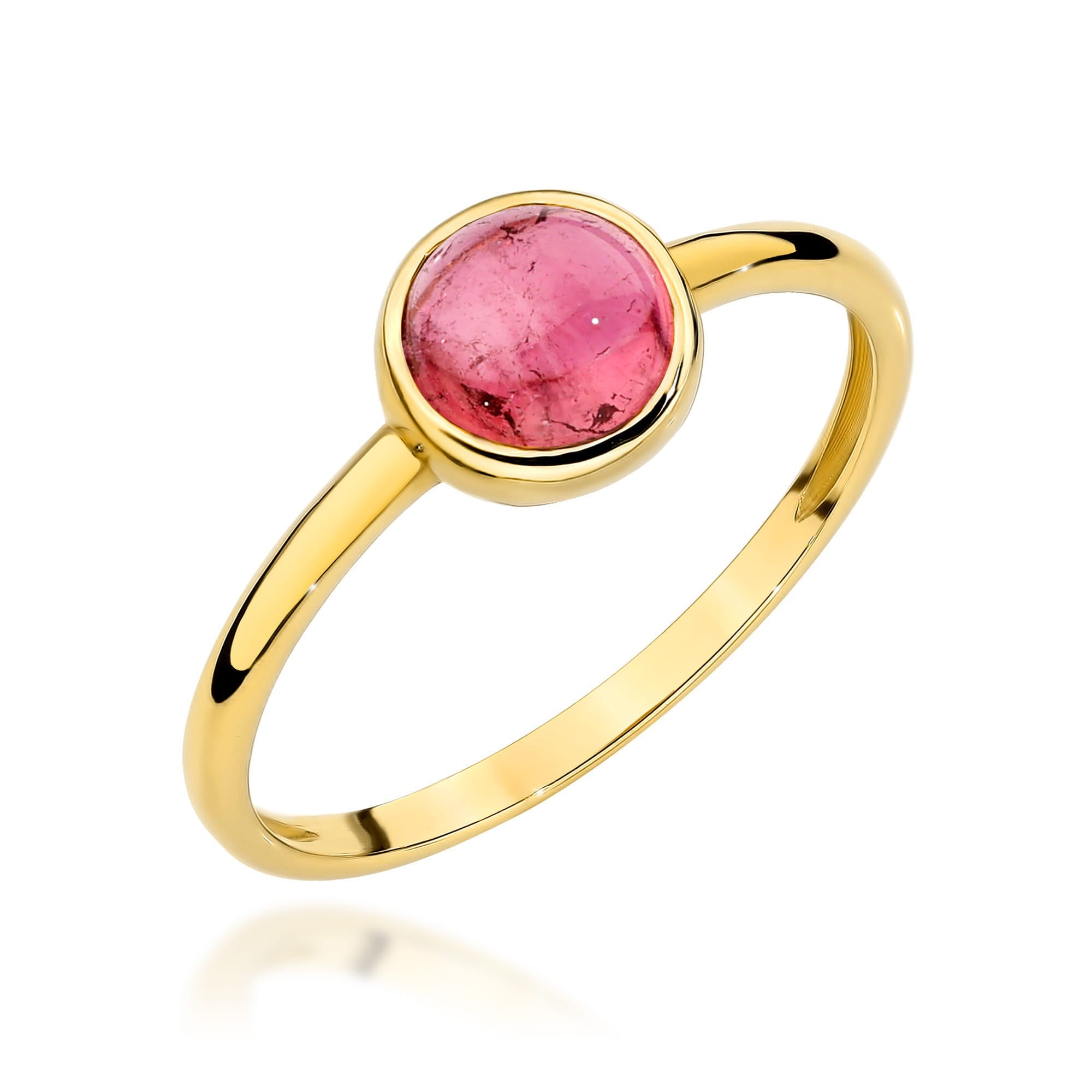 Inel Aur 14K W598 Turmalină Roz 1.00ct