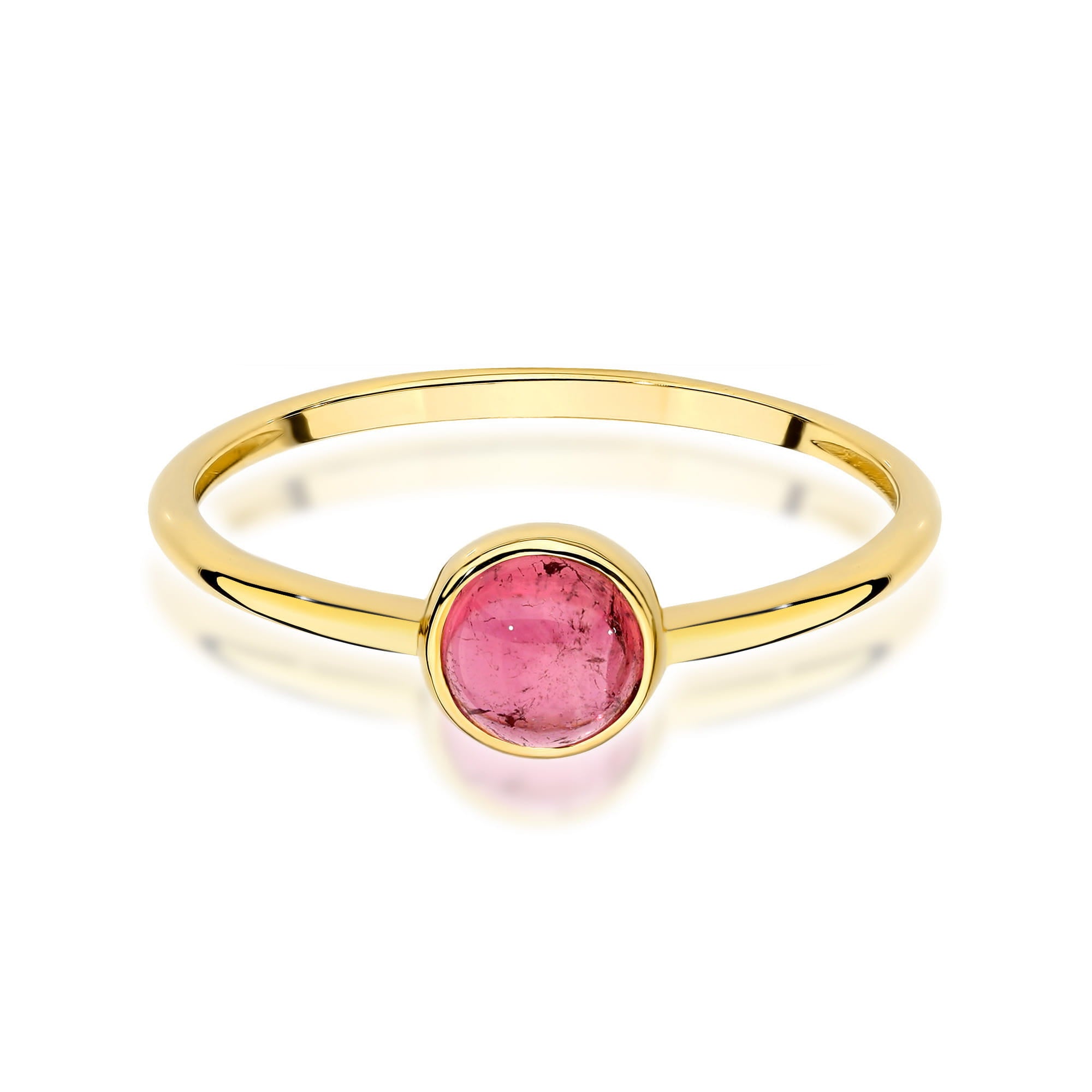 Inel Aur 14K W598 Turmalină Roz 1.00ct