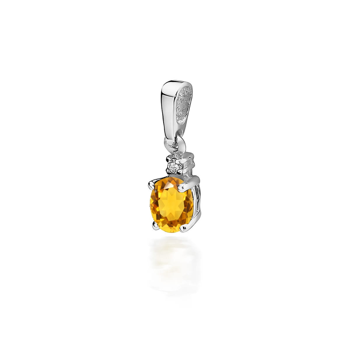 Pandantiv Aur 14K Z001 Citrin 0.60ct