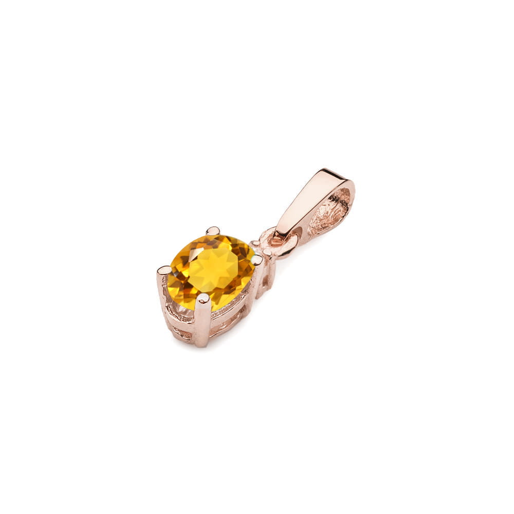 Pandantiv Aur 14K Z001 Citrin 0.60ct