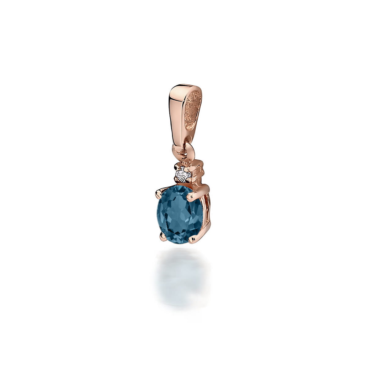 Pandantiv Aur 14K Z001 Diamant 0.0145ct