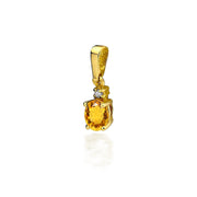 Pandantiv Aur 14K Z001 Citrin 0.60ct