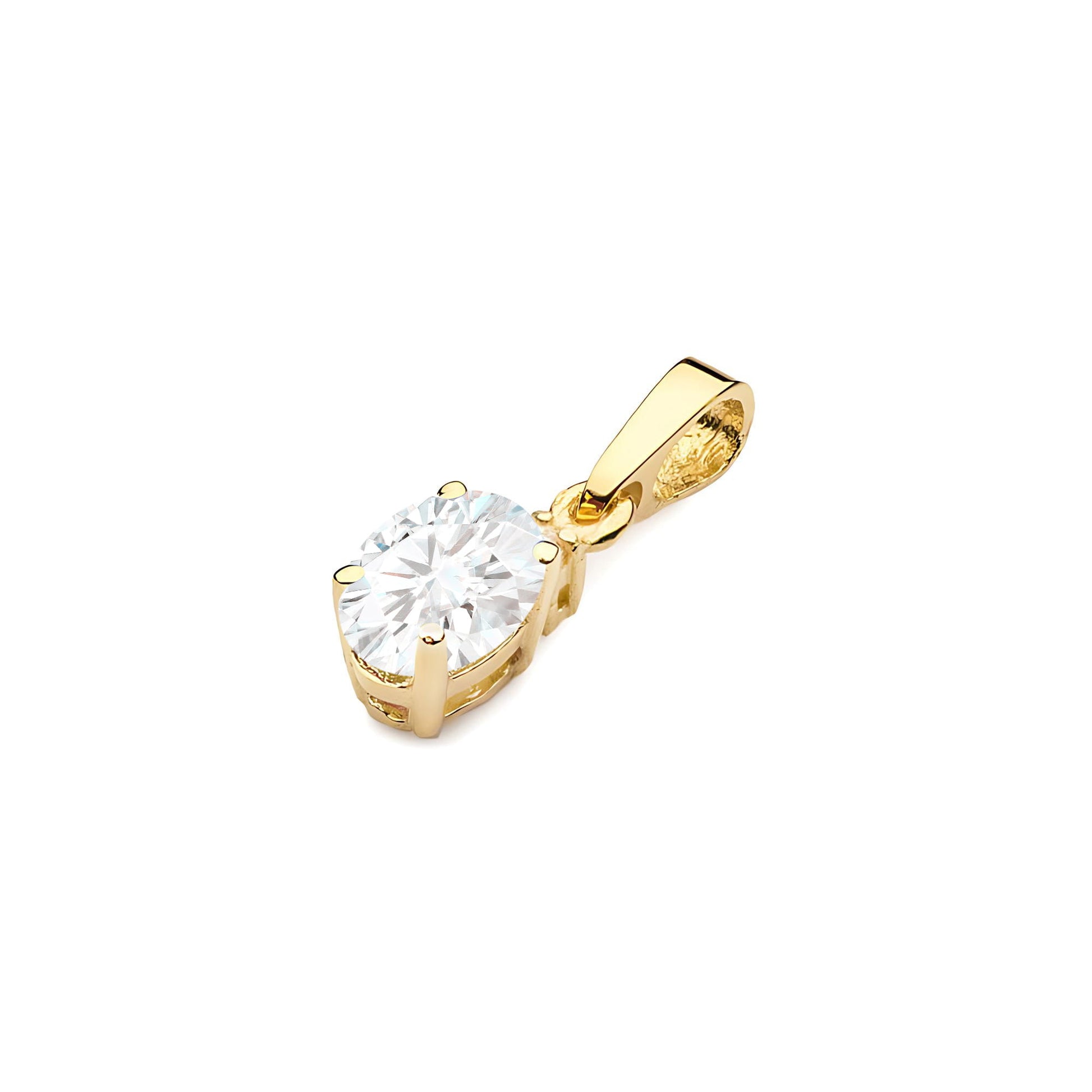 Pandantiv Aur 14K Diamant Laborator 0.40ct Oval Z0001