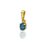 Pandantiv Aur 14K Z001 Diamant 0.0145ct