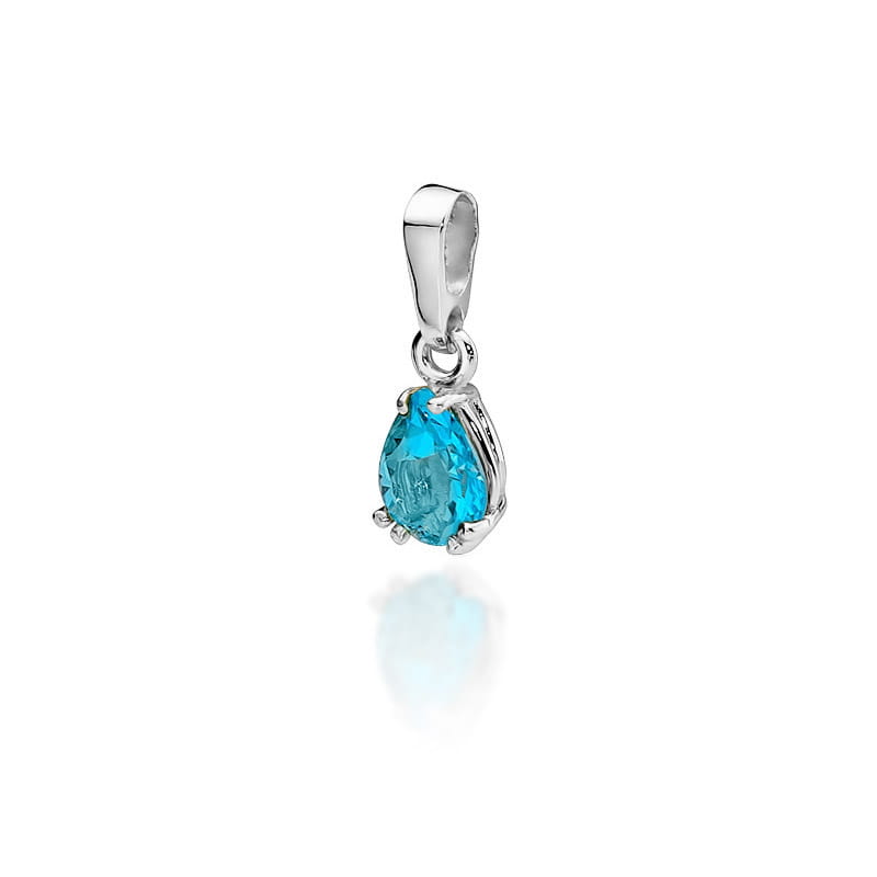 Pandantiv Aur 14K cu Topaz 0.90 ct