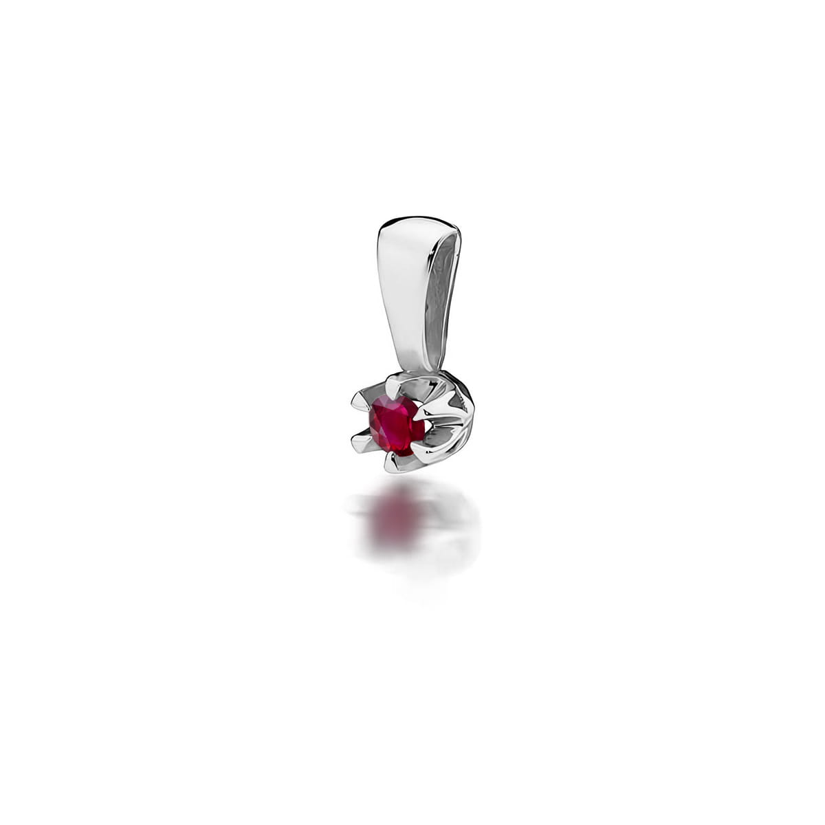 Pandantiv Aur 14K Z0032 Rubin 0.15ct