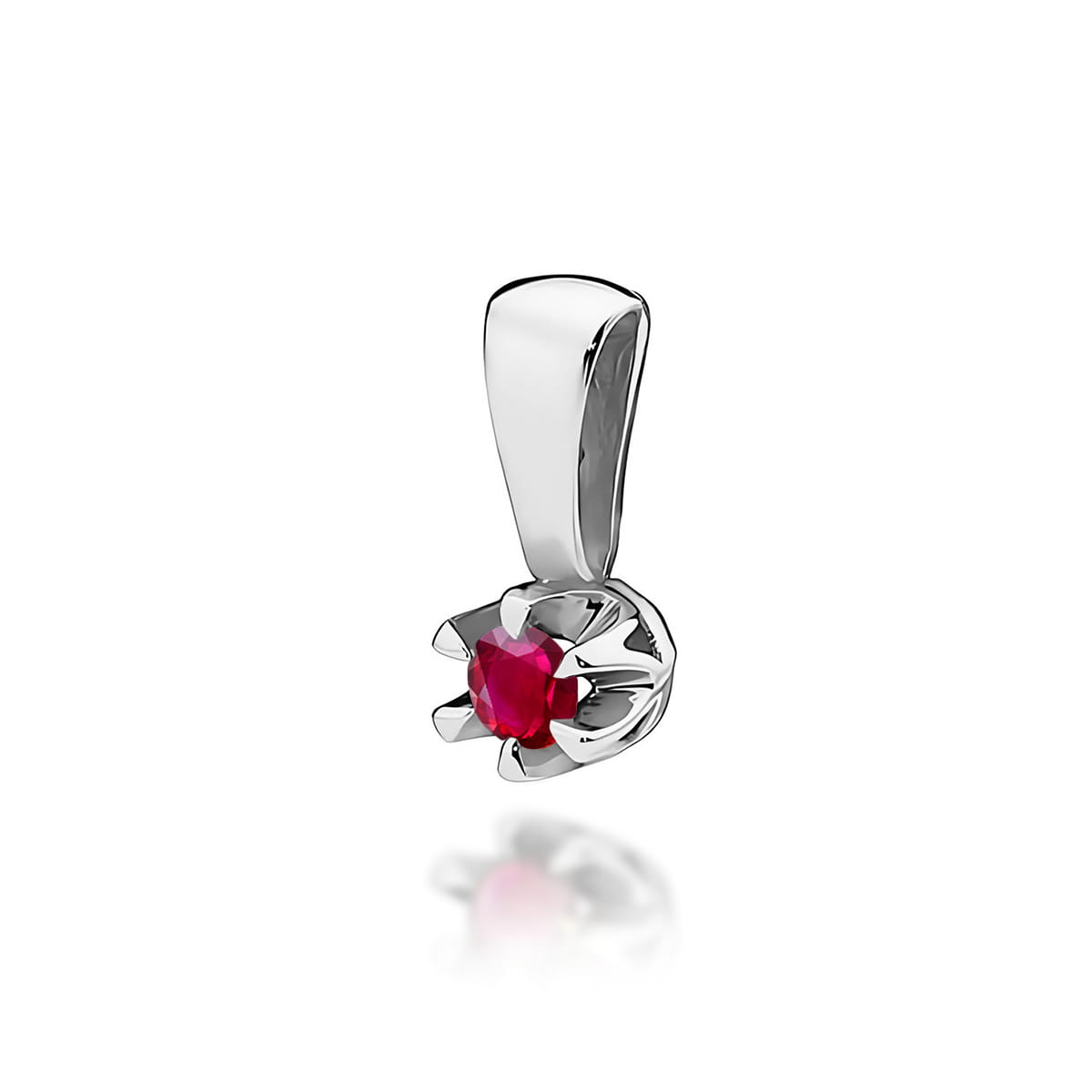 Pandantiv Aur 14K Z0032 Rubin 0.15ct