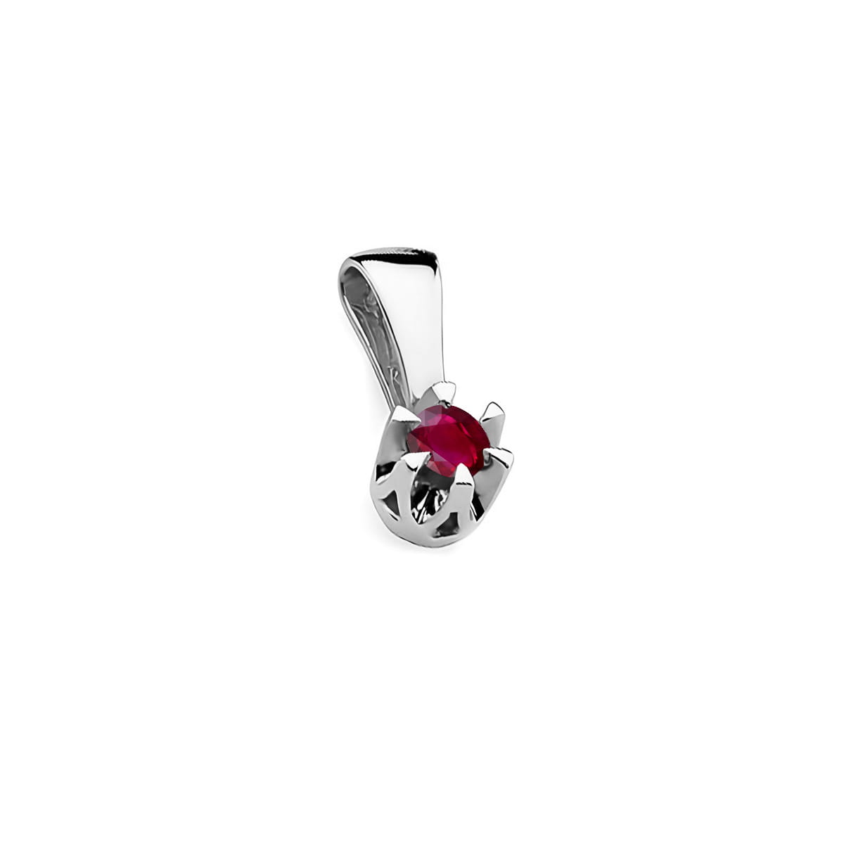 Pandantiv Aur 14K Z0032 Rubin 0.15ct