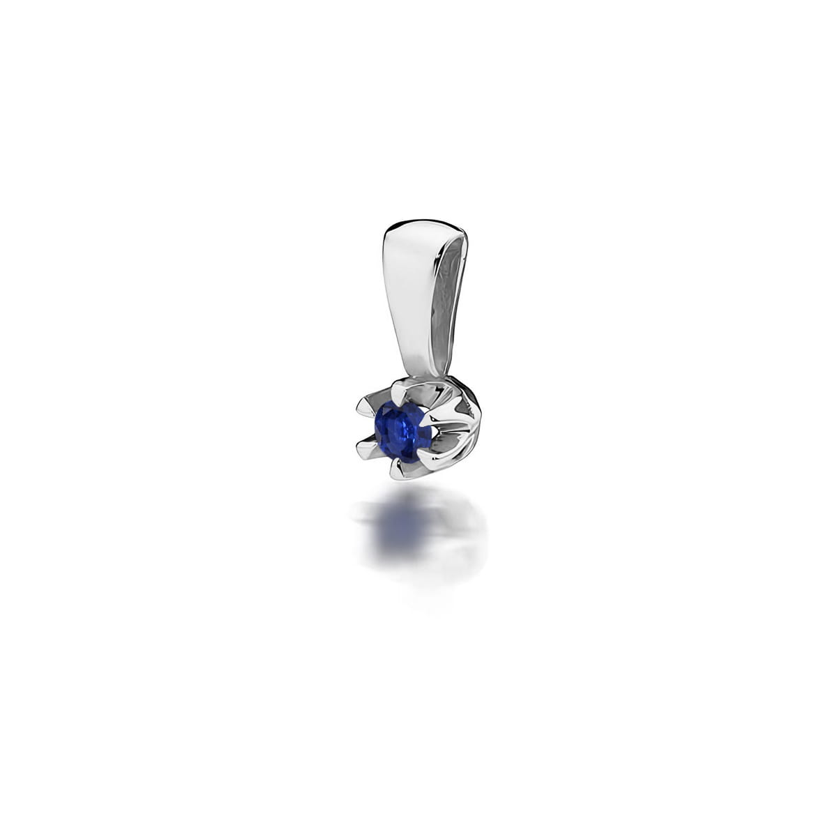 Pandantiv Aur 14K Z0032 Safir 0.15ct