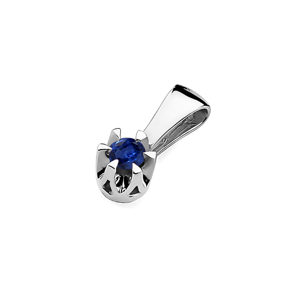 Pandantiv Aur 14K Z0032 Safir 0.15ct
