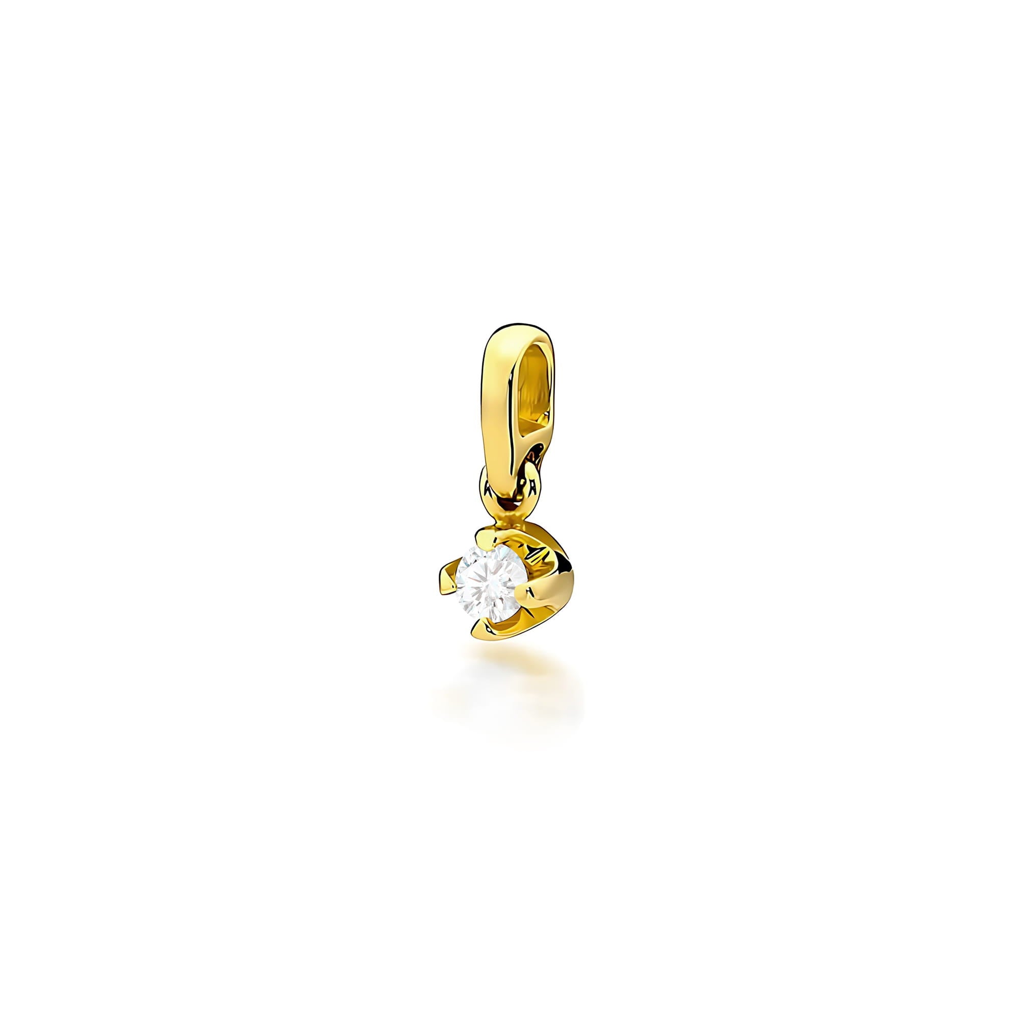 Pandantiv Aur 14K Z0034 Diamant 0.08ct