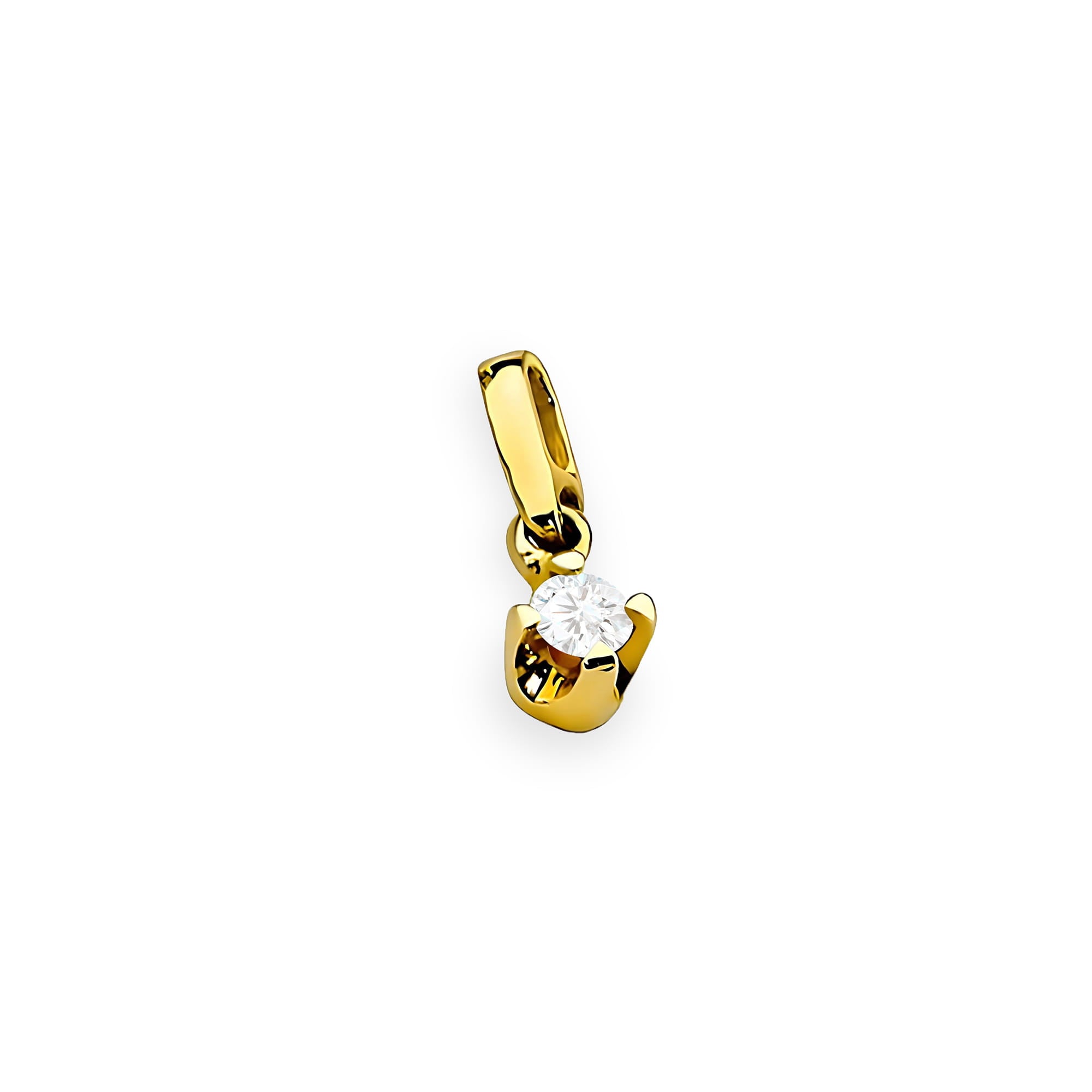 Pandantiv Aur 14K Z0034 Diamant 0.08ct