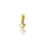 Pandantiv Aur 14K cu Diamant Natural 0.10 ct
