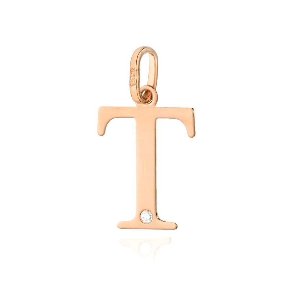Pandantiv Aur 14K Z069 Diamant 0.005ct