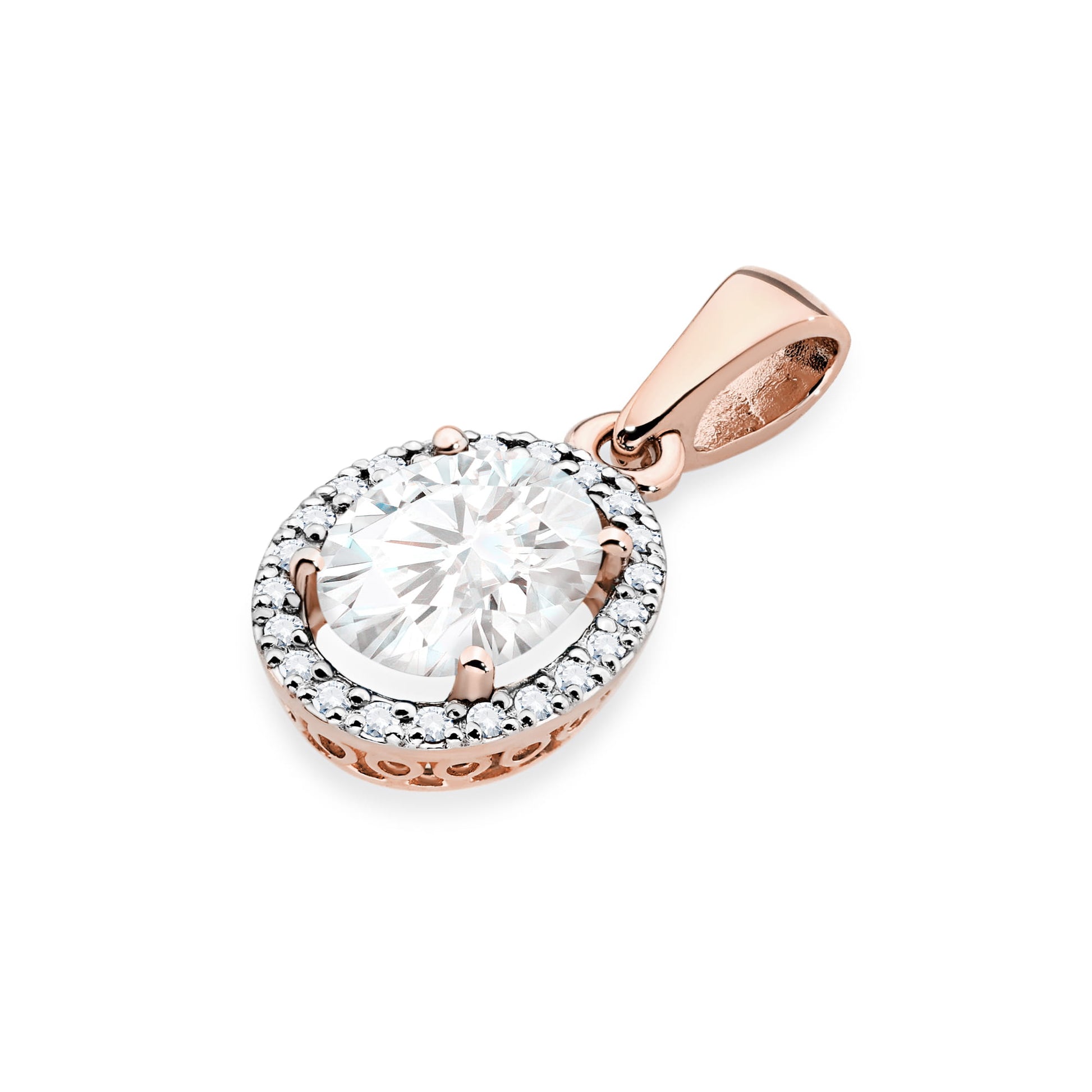 Pandantiv Aur 14K Z0080 Diamant Lab Grown 1,90ct