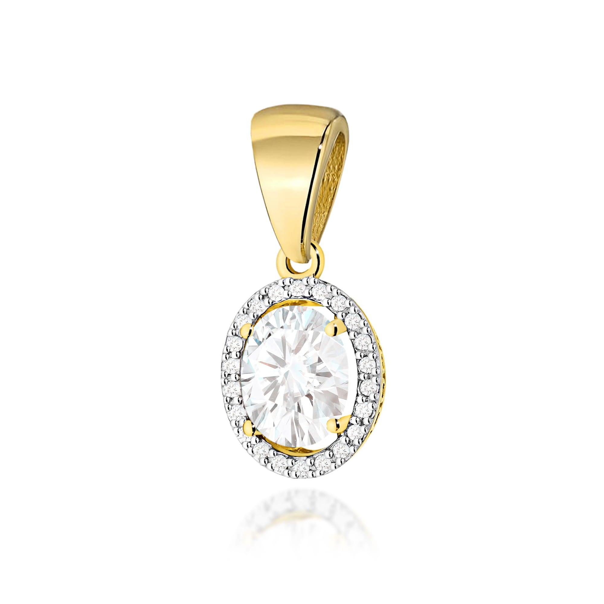 Pandantiv Aur 14K Z0080 Diamant Lab Grown 1,90ct