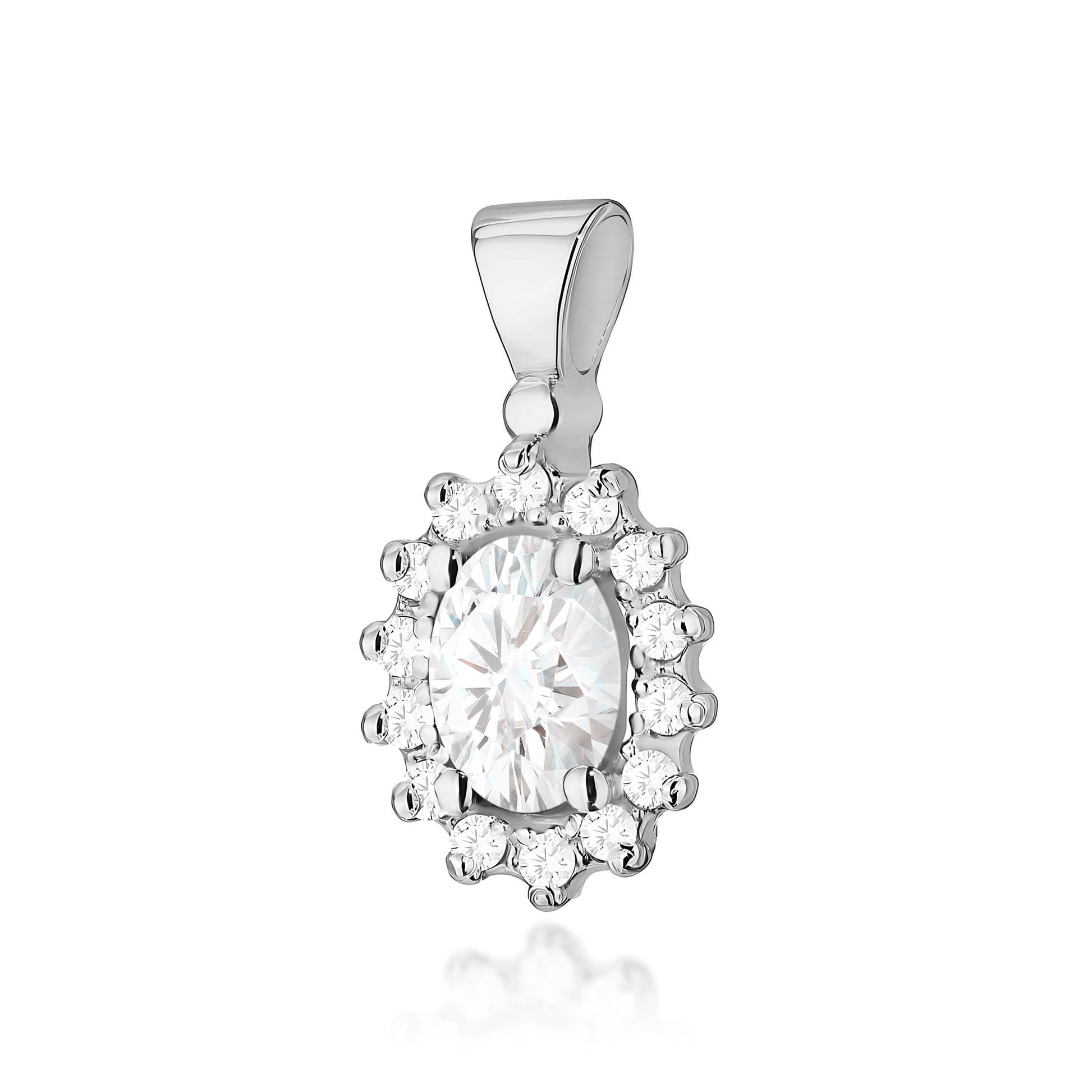 Pandantiv Aur 14K Z0182 Diamant Cultivat în Laborator 0,40ct