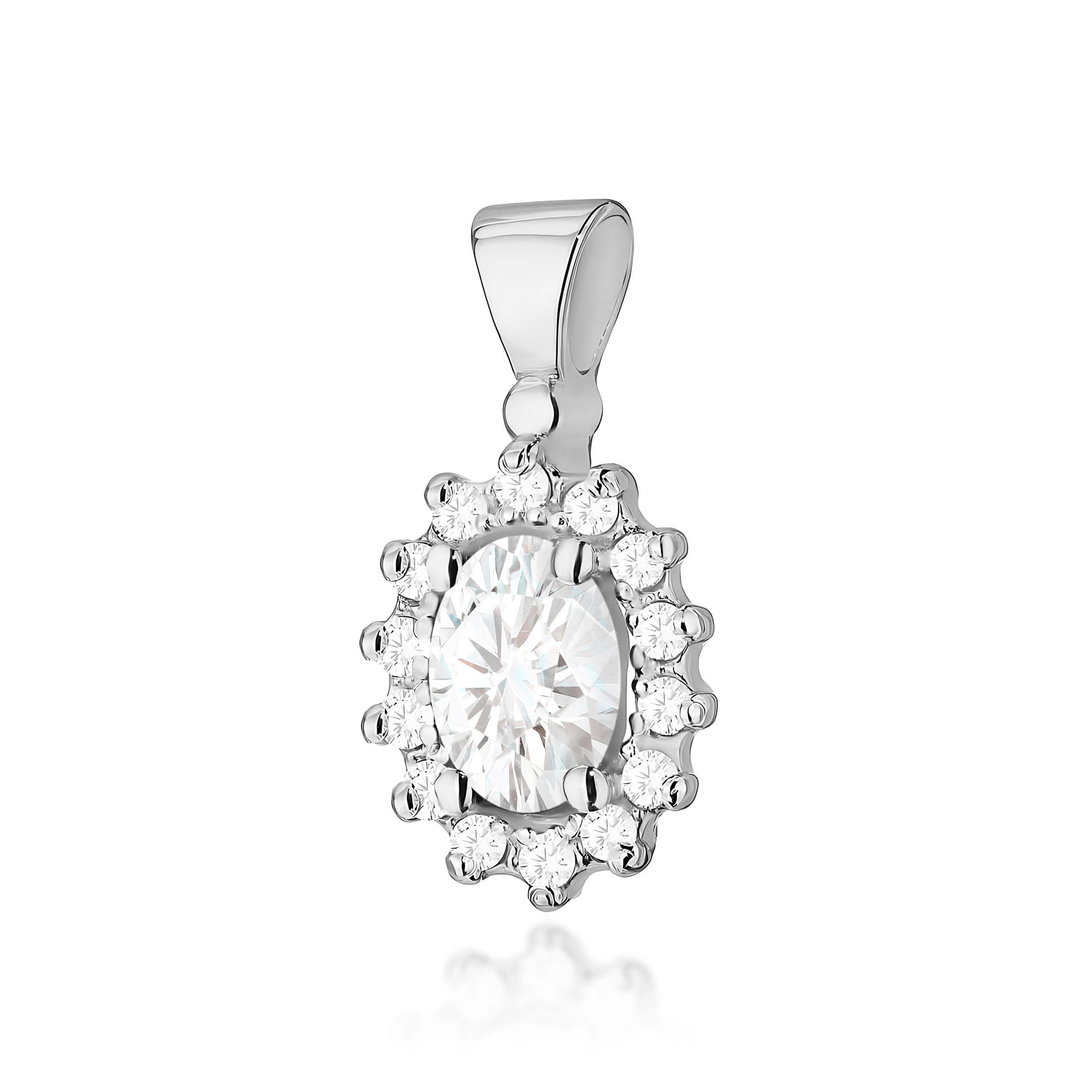 Pandantiv Aur 14K Z0182 Diamant Cultivat în Laborator 0,40ct