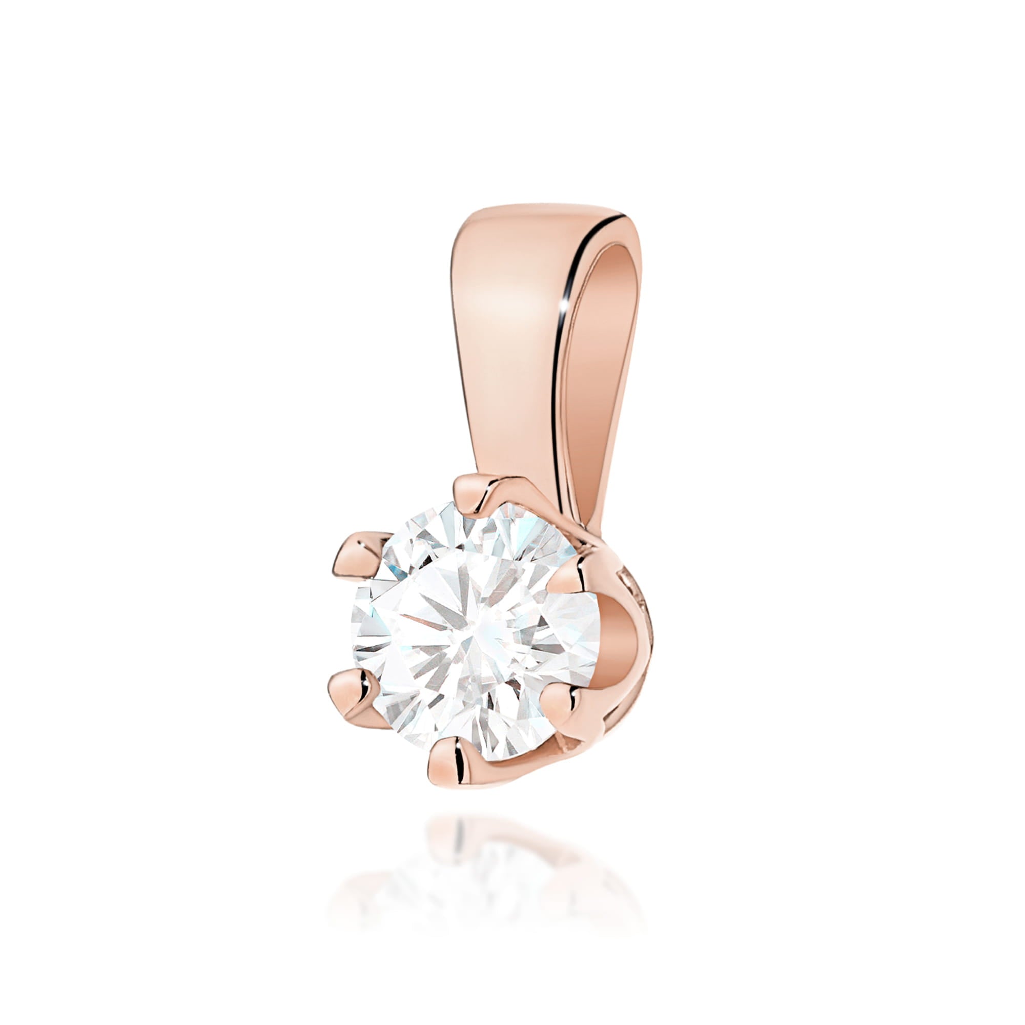 Pandantiv Aur 14K Z0220 Diamant Cultivat 0.30ct