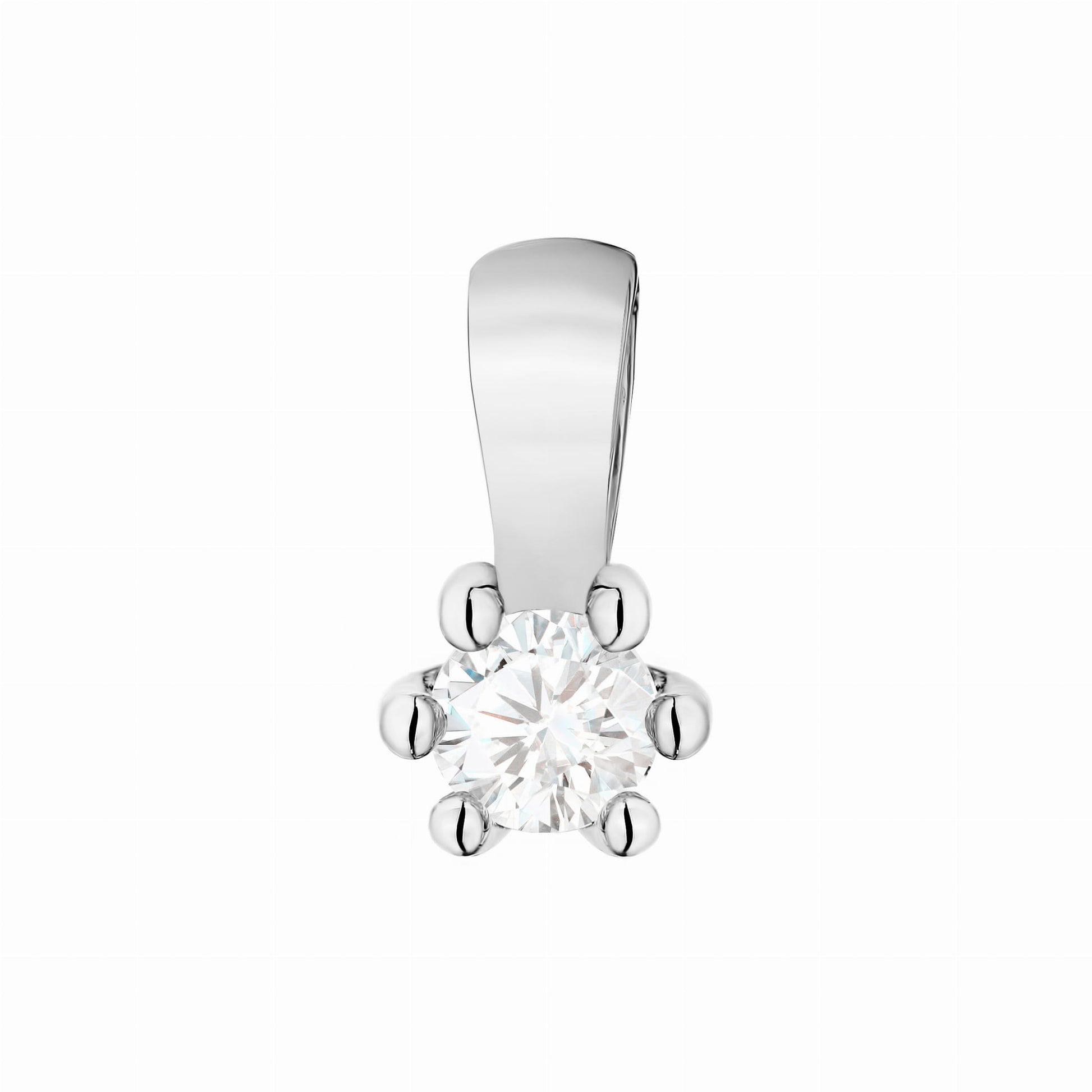 Pandantiv Aur 14K cu Diamante de Laborator 0.10 ct