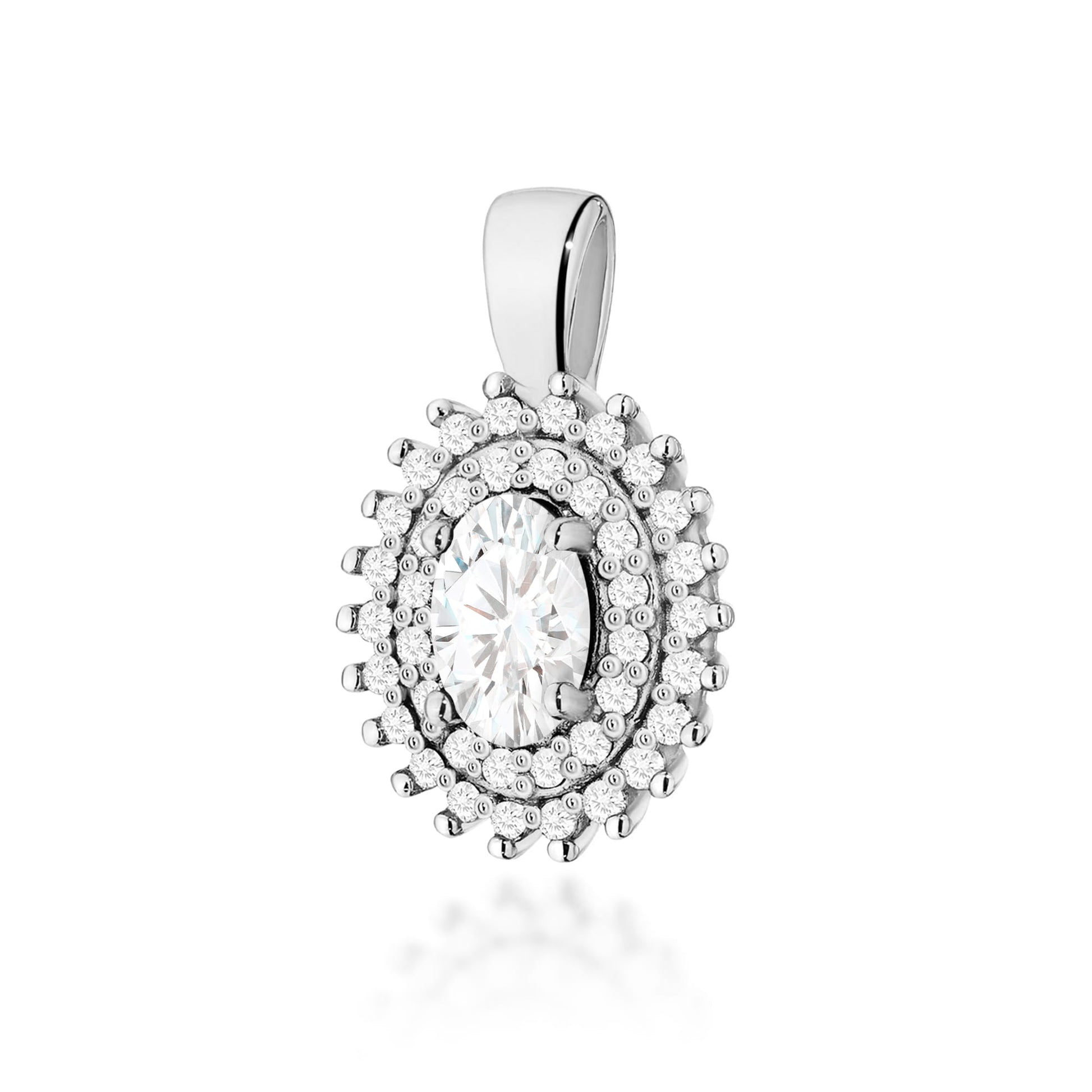 Pandantiv Aur 14K Z0303 Diamant Cultivat în Laborator 0,40ct