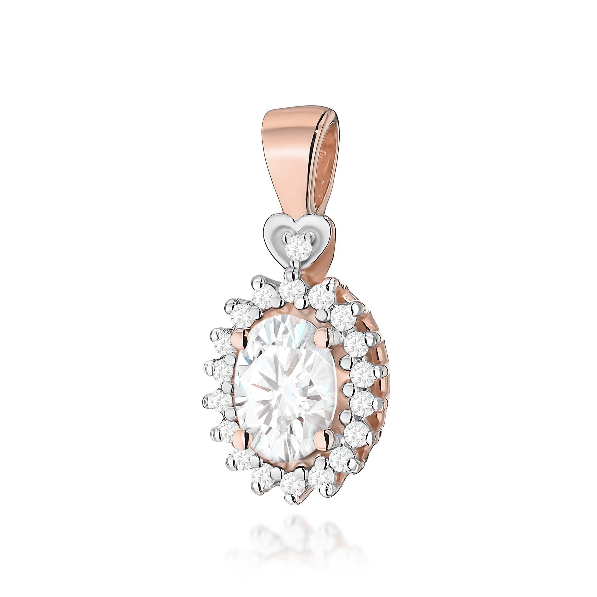Pandantiv Aur 14K Z0312 Diamant Lab Grown 0,40ct