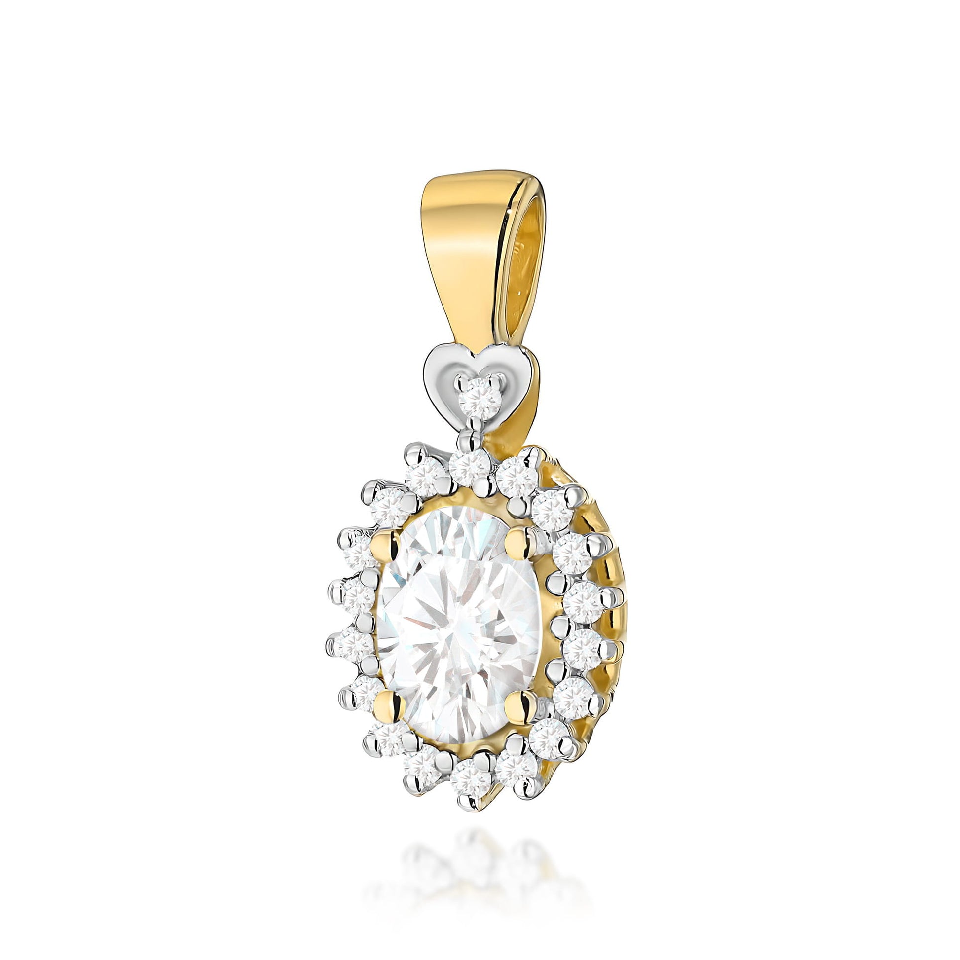 Pandantiv Aur 14K Z0312 Diamant Lab Grown 0,40ct