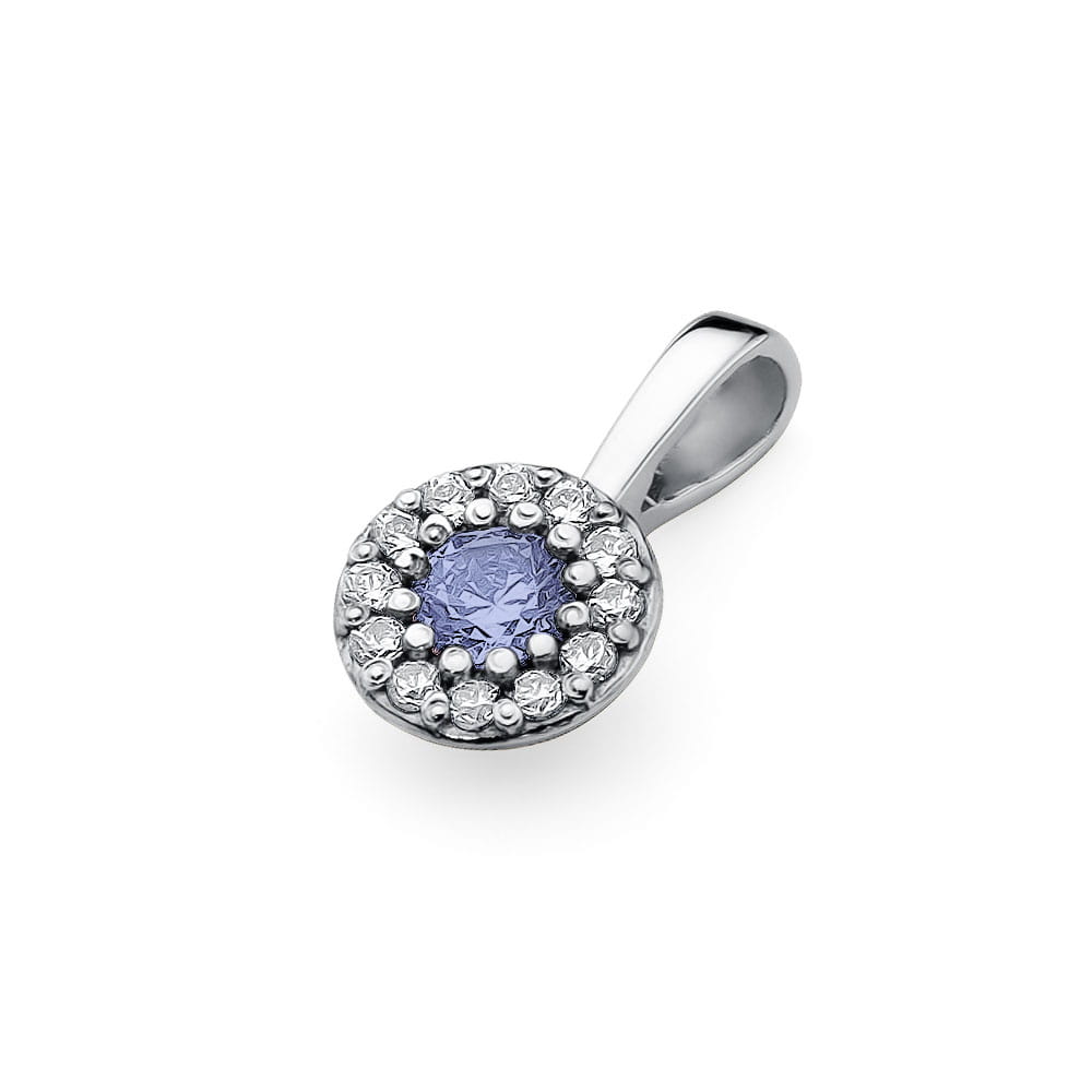 Pandantiv Aur 14K Z443 Tanzanit 0.15ct