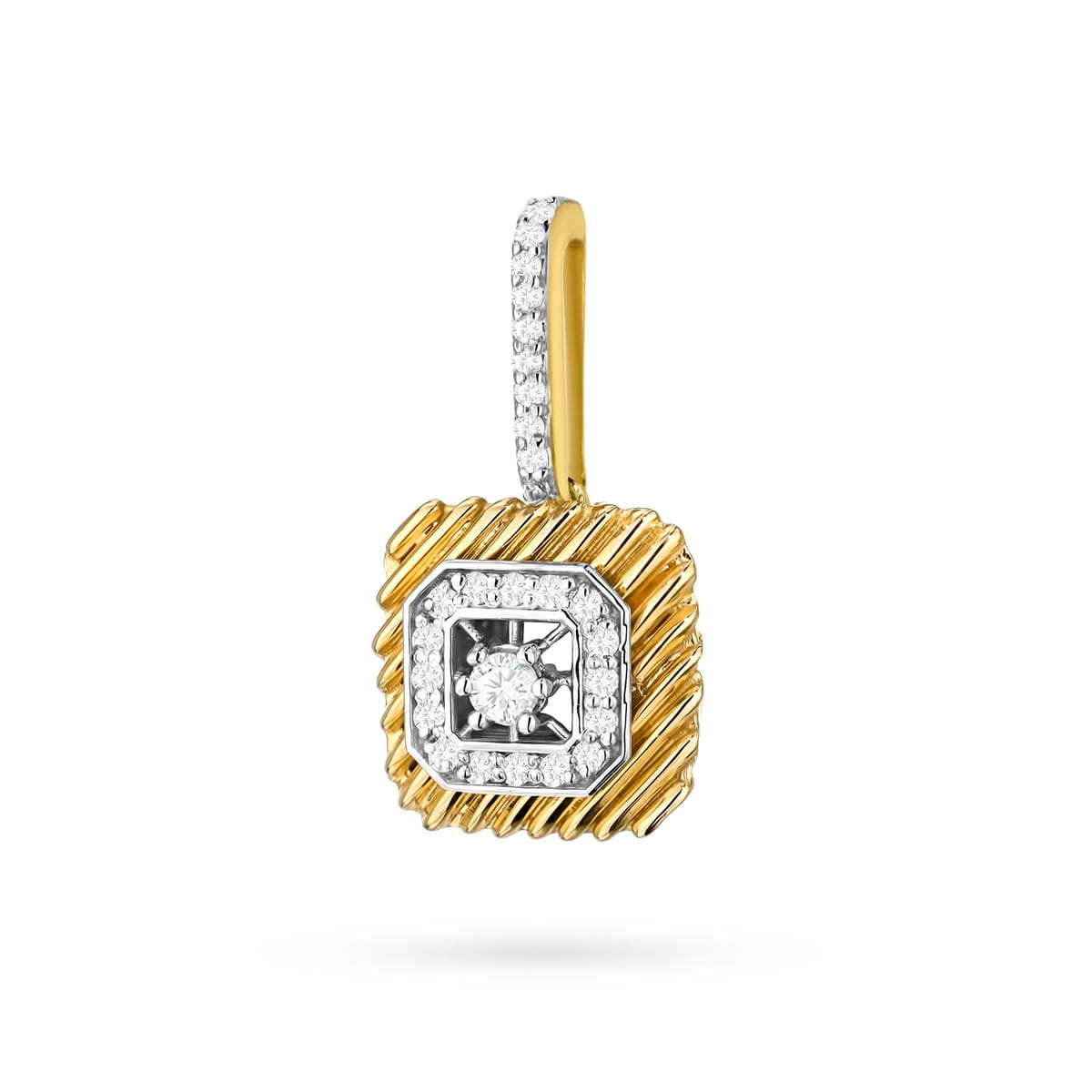 Pandantiv Aur 14K si Diamante 0.17 ct