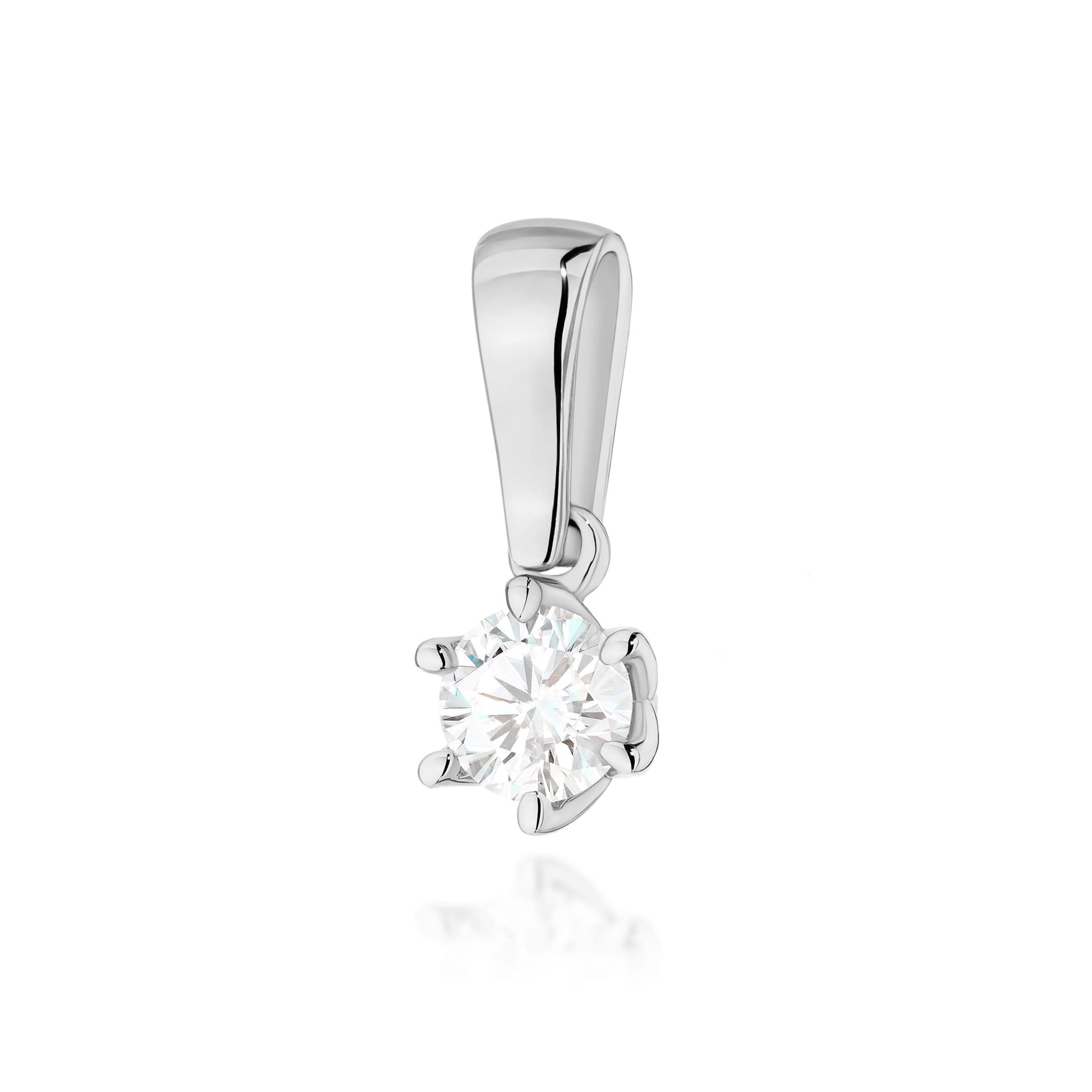 Pandantiv Aur 14K Z0575 Diamant Crescut în Laborator 0.30ct