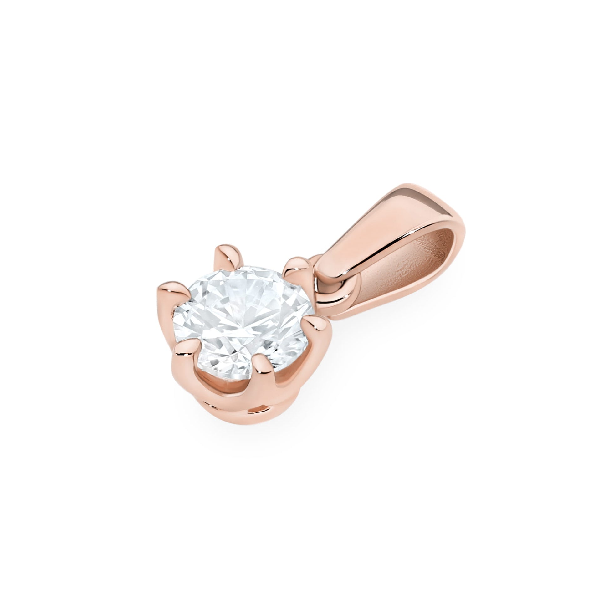 Pandantiv Aur 14K Z0575 Diamant Cultivat 0.50ct