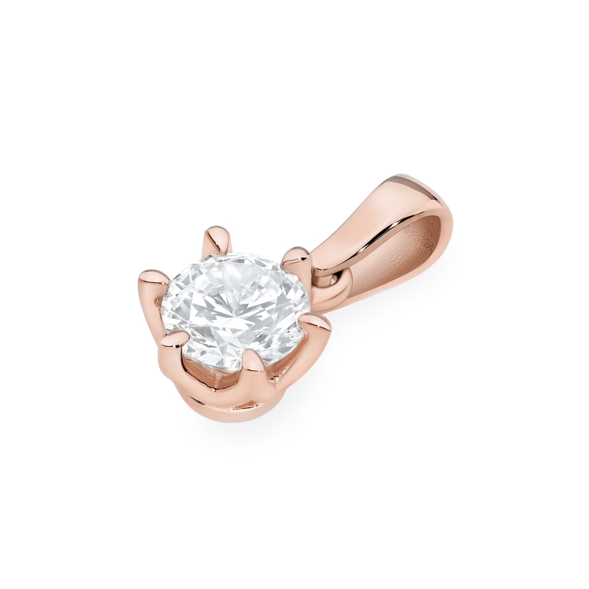 Pandantiv Aur 14K Z0575 Diamant Lab Grown 1.00ct