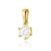 Pandantiv Aur 14K Z0575 Diamant Lab Grown 1.00ct